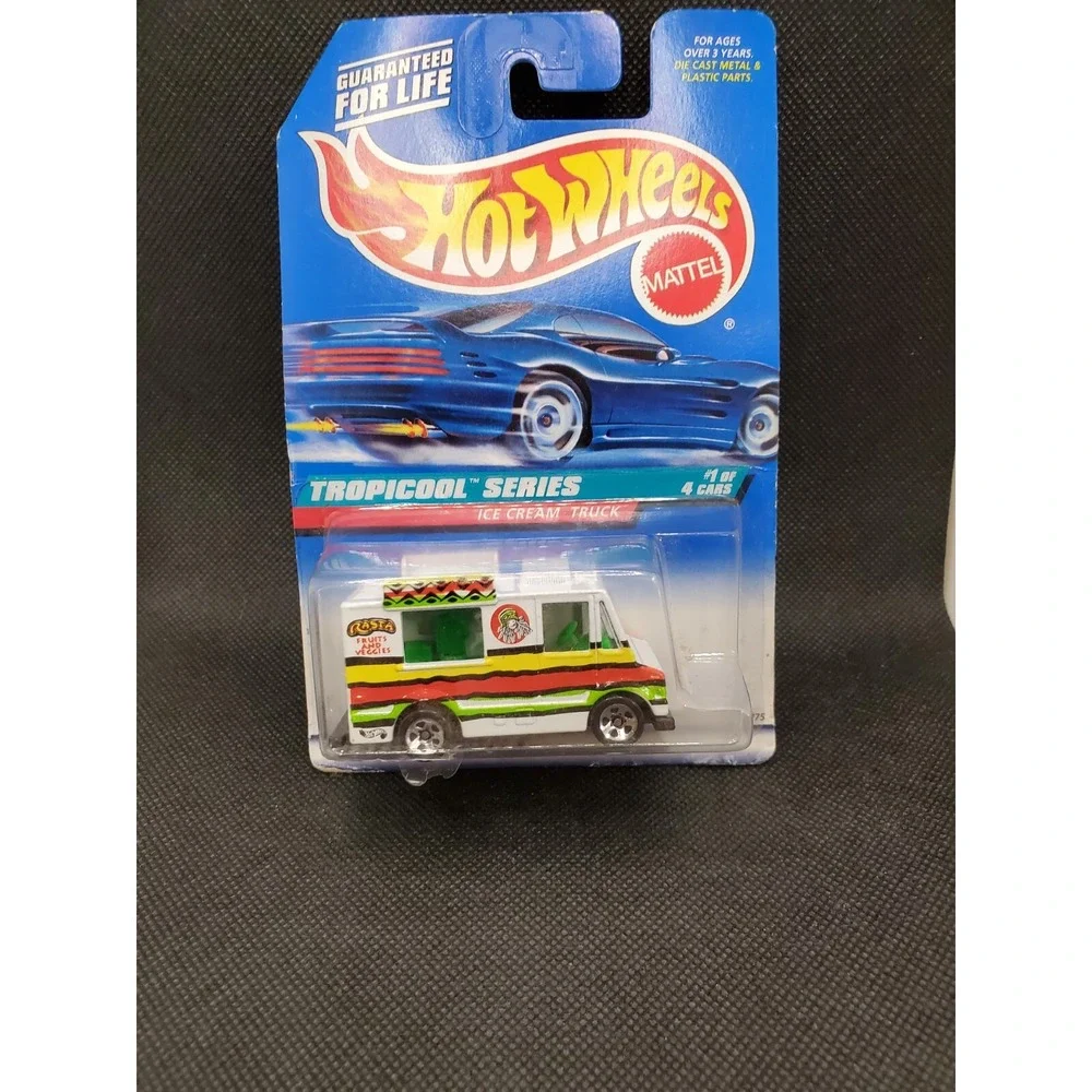 Hot Wheels Collector 693 ICE CREAM TRUCK Tropicool Case Set Series White